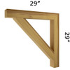 Wood Bracket 18T7 (18T7-29x29)