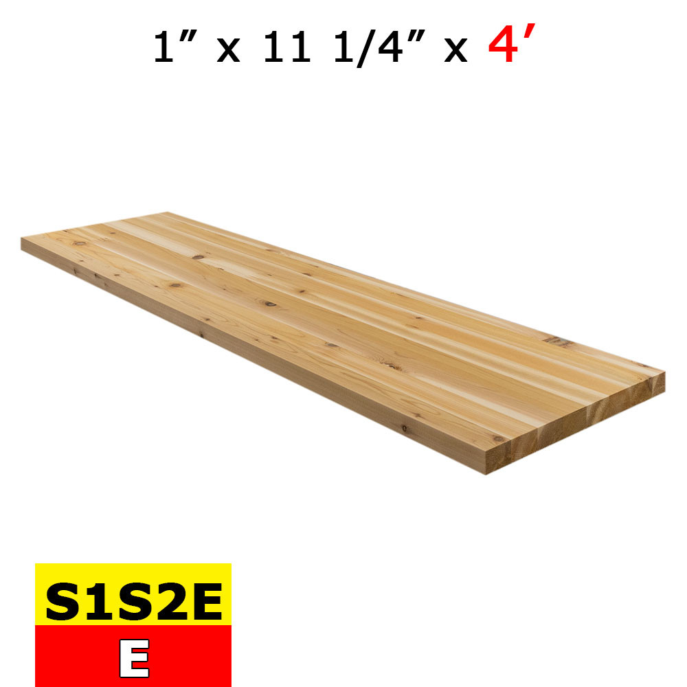 1x12 Engineered Western Red Cedar Board - S1S2E - Timber Build