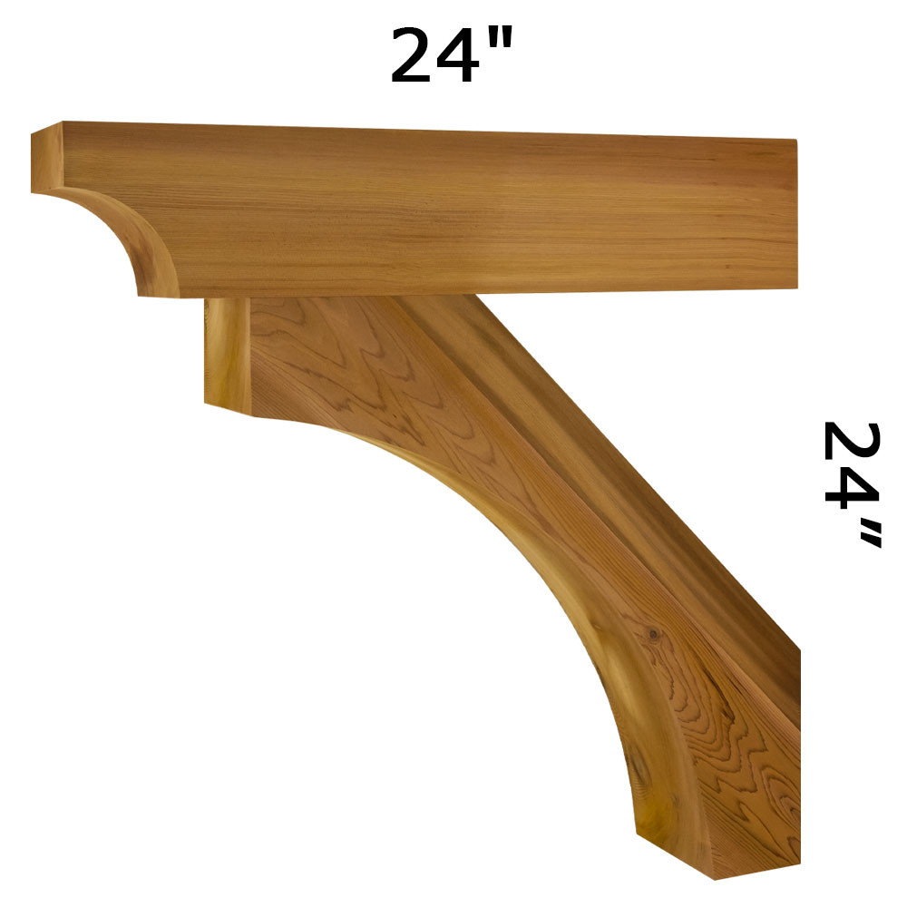 Wood Bracket 19T2 | 24x24 | Timber Build
