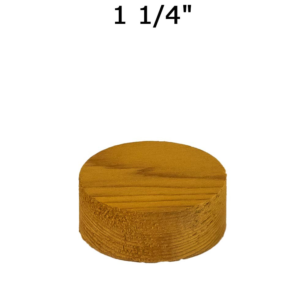 Cedar Wood Plugs 1 1/4
