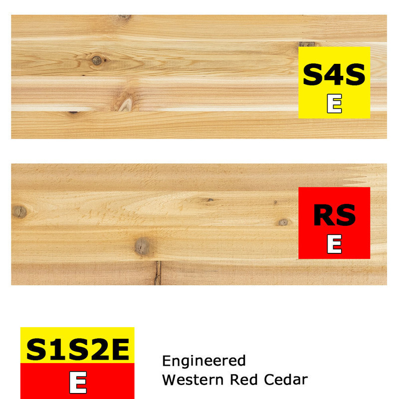 1x4 Engineered Cedar Board S1S2E | Timber Build