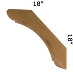 Cedar Knee Brace 65T2 — Western Red Cedar | Timber Build