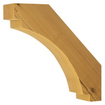 Cedar Knee Brace 67T1 — detail photo | Timber Build