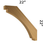 Cedar Knee Brace 67T8 — Western Red Cedar | Timber Build