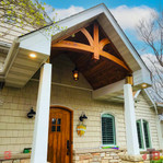 Cedar Gable Bracket 43T108 — 5.5 inch porch installation | Timber Build