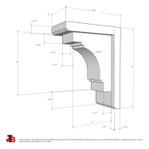 Wood Corbel 30T5