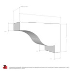 Wood Corbel 23T3