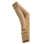 Cedar Bracket 02T7 — underside detail | Timber Build