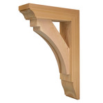 Cedar Bracket 02T7 — product photo on white background | Timber Build