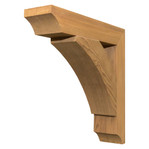 Cedar Bracket 04T8 — front view | Timber Build