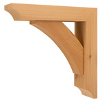 Cedar Bracket 04T9 — product photo on white background | Timber Build