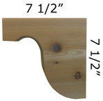 Wood Corbel 27T3 Handcrafted by Timber Build