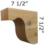 Wood Corbel 27T3 Handcrafted by Timber Build