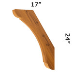 Cedar Knee Brace 65T9 — Western Red Cedar | Timber Build