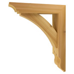 Cedar Bracket 10T14 — product photo on white background | Timber Build