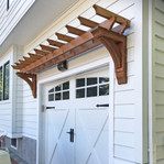 Cedar Bracket 02T19 — installed on exterior | Timber Build
