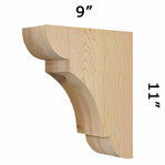 Wood Corbel 28T2 Handcrafted by Timber Build