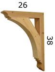 Wood Bracket 10T15 (10T15-2638)