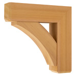 Cedar Bracket 13T9 — product photo on white background | Timber Build