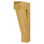Cedar Bracket 17T2 — front view | Timber Build