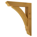 Cedar Bracket 02T21 — product photo on white background | Timber Build