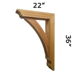 Cedar Bracket 10T17 — Western Red Cedar product photo | Timber Build