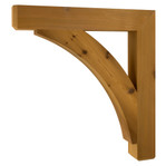 Cedar Bracket 13T7 — product photo on white background | Timber Build