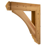 Cedar Bracket 01T1 — product photo on white background | Timber Build