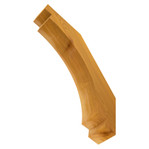 Cedar Knee Brace 67T6 — back view | Timber Build