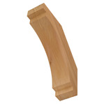 Cedar Knee Brace 67T7 — back view | Timber Build