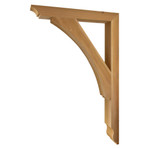 Cedar Bracket 10T22 — product photo on white background | Timber Build