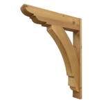 Cedar Bracket 11T5 — product photo on white background | Timber Build