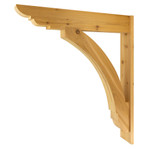 Cedar Bracket 11T10 — product photo on white background | Timber Build