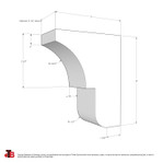 Wood Corbel 29T3