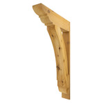 Cedar Bracket 11T6 — front view | Timber Build