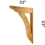 Wood Bracket 11T6 (11T6-3353)