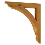 Cedar Bracket 10T18 — product photo on white background | Timber Build