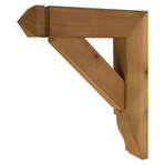 Cedar Bracket 01T3 — product photo on white background | Timber Build