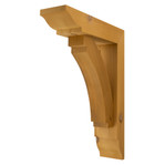 Cedar Bracket 14T18 — front view | Timber Build