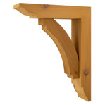 Cedar Bracket 14T18 — product photo on white background | Timber Build