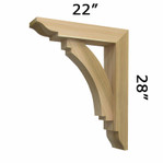 Cedar Bracket 14T18 — Western Red Cedar product photo | Timber Build