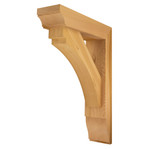 Wood Bracket 02T4 Front | SMOOTH