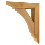 Cedar Bracket 113T3 — product photo on white background | Timber Build