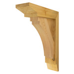 Cedar Bracket 113T3 — front view | Timber Build