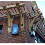 Cedar Bracket 113T3 — Western Red Cedar close-up | Timber Build