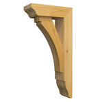 Cedar Bracket 02T31 — product photo on white background | Timber Build