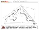 Gable Bracket 44 BP Handcrafted by Timber Build
