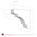 Wood Corbel 31T5S
