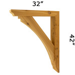 Wood Bracket 02T9 (02T9-3242)