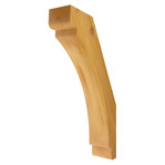 Cedar Knee Brace 63T14S — front view | Timber Build
